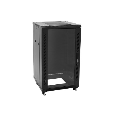 ROADINGER SSC-16 Steel Cabinet with Glass Door 16U ROADINGER SSC-16 Steel Cabinet with Glass Door 16U