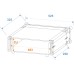 ROADINGER Effect Rack CO DD, 2U, 24cm deep, black ROADINGER Effect Rack CO DD, 2U, 24cm deep, black