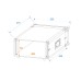 ROADINGER Effect Rack CO DD, 5U, 40cm deep, black ROADINGER Effect Rack CO DD, 5U, 40cm deep, black
