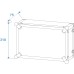ROADINGER Effect Rack CO DD, 6U, 24cm deep, black ROADINGER Effect Rack CO DD, 6U, 24cm deep, black