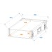 ROADINGER Rack PRO 2U 45cm ROADINGER Rack PRO 2U 45cm