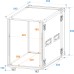 ROADINGER Rack PRO 18U 45cm with wheels