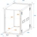 ROADINGER Rack PRO 20U 45cm with wheels ROADINGER Rack PRO 20U 45cm with wheels