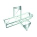 DECOTRUSS SAT-43 4-way piece /\ silver