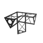 DECOTRUSS SAL-34 Corner 3-way \/ left, black