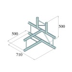 ALUTRUSS BILOCK BQ2-PAT42V 4-way T-Piece