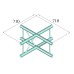 ALUTRUSS BILOCK BQ2-SPAC41V 4-way Cross Piece bk