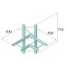ALUTRUSS BILOCK BQ2-SPAC44H 4-way Corner bk