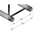 ALUTRUSS DECOLOCK DQ2-200 2-way Cross Beam ALUTRUSS DECOLOCK DQ2-200 2-way Cross Beam