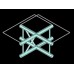 ALUTRUSS DECOLOCK DQ2-PAC41V 4-way Cross Piece ALUTRUSS DECOLOCK DQ2-PAC41V 4-way Cross Piece