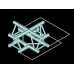 ALUTRUSS DECOLOCK DQ3-PAC41 4-way Cross Piece ALUTRUSS DECOLOCK DQ3-PAC41 4-way Cross Piece