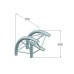 ALUTRUSS DECOLOCK DQ3-PAC25R 2-way Corner 90° ALUTRUSS DECOLOCK DQ3-PAC25R 2-way Corner 90°