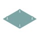 ALUTRUSS DECOLOCK DQ4-WPM Wall Mounting Plate MALE