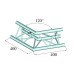 ALUTRUSS DECOLOCK DQ3-SPAC22 2-way Corner 120° bk ALUTRUSS DECOLOCK DQ3-SPAC22 2-way Corner 120° bk