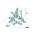 ALUTRUSS DECOLOCK DQ3-SPAT42 4-way T-Piece \/ bk