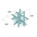 ALUTRUSS DECOLOCK DQ3-SPAT51 5-way Piece \/ bk