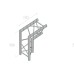 ALUTRUSS TRILOCK E-GL33 C-25 2-way Corner 90° \/ ALUTRUSS TRILOCK E-GL33 C-25 2-way Corner 90° \/