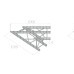 ALUTRUSS TRILOCK 6082AC-19 2-way Corner 45° ALUTRUSS TRILOCK 6082AC-19 2-way Corner 45°