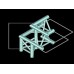 ALUTRUSS TRILOCK 6082AL-32 3-way Corner /\ left