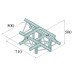 ALUTRUSS TRILOCK 6082AT-43 4-way Piece /\ ALUTRUSS TRILOCK 6082AT-43 4-way Piece /\