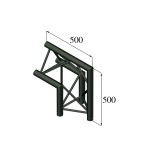 ALUTRUSS TRILOCK S-PAC 24 2-way Corner 90°/\ black