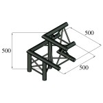 ALUTRUSS TRILOCK S-PAL-32 3-way Corner /\ left