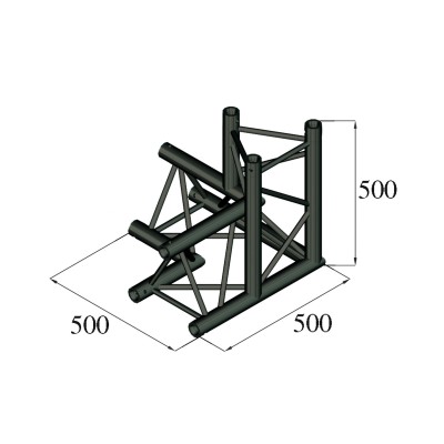ALUTRUSS TRILOCK S-PAL-34 3-way Corner \/ left ALUTRUSS TRILOCK S-PAL-34 3-way Corner \/ left