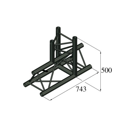 ALUTRUSS TRILOCK S-PAT-37 3-way T-Piece ALUTRUSS TRILOCK S-PAT-37 3-way T-Piece