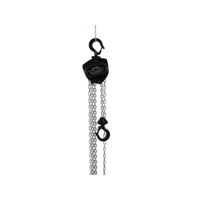 SAFETEX Chain hoist 250kg 6m hub black SAFETEX Chain hoist 250kg 6m hub black
