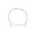 EUROLITE Steel Rope (SC) 900x3mm silver EUROLITE Steel Rope (SC) 900x3mm silver