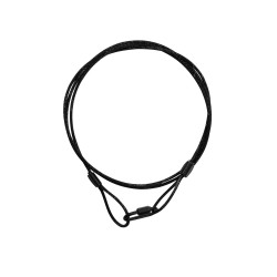 EUROLITE Steel Rope (SC) 900x3mm black EUROLITE Steel Rope (SC) 900x3mm black