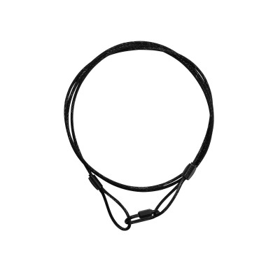 EUROLITE Steel Rope (SC) 900x3mm black EUROLITE Steel Rope (SC) 900x3mm black