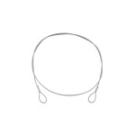 EUROLITE Steel Rope (SC) 900x3mm silver without quick link