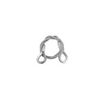 EUROLITE Steel Rope 600x3mm silver with Thimbles