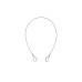 EUROLITE Steel Rope 600x3mm silver with Thimbles EUROLITE Steel Rope 600x3mm silver with Thimbles