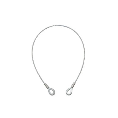 EUROLITE Steel Rope 1000x6mm silver with Thimble EUROLITE Steel Rope 1000x6mm silver with Thimble