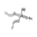 EUROLITE DEC-30D Clamp silver for 35mm EUROLITE DEC-30D Clamp silver for 35mm