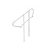 ALUTRUSS BE-1GBT Handrail for BE-1 Bühnentreppe