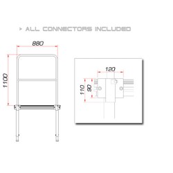 GUIL TMQ-01/440 Stage Rail 88cm (Aluminium Version) GUIL TMQ-01/440 Stage Rail 88cm (Aluminium Version)