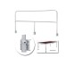 GUIL TMQ-02/440 Stage Rail 188 cm (Aluminium Version)