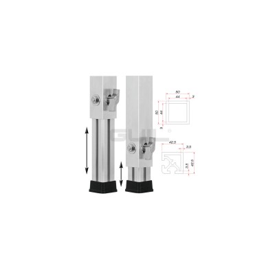 GUIL PTA-440/80-140 Telescopic Foot GUIL PTA-440/80-140 Telescopic Foot