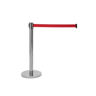 EUROLITE Barrier System with Retractable red belt EUROLITE Barrier System with Retractable red belt