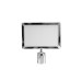 EUROLITE Sign for Eurolite Barrier 317x215 silver EUROLITE Sign for Eurolite Barrier 317x215 silver