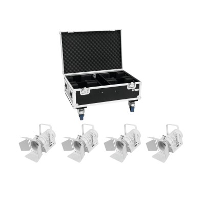 EUROLITE Set 4x LED THA-40PC wh + Case EUROLITE Set 4x LED THA-40PC wh + Case