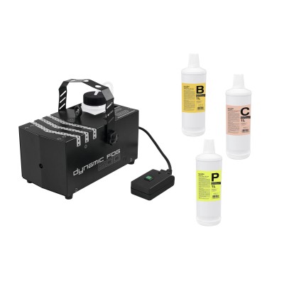 EUROLITE Set Dynamic Fog 600 + Fluids EUROLITE Set Dynamic Fog 600 + Fluids