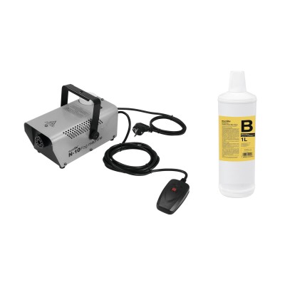 EUROLITE Set N-10 silver + B2D Basic Smoke Fluid 1l EUROLITE Set N-10 silver + B2D Basic Smoke Fluid 1l