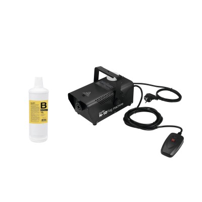 EUROLITE Set N-10 black + B2D Basic Smoke Fluid 1l EUROLITE Set N-10 black + B2D Basic Smoke Fluid 1l