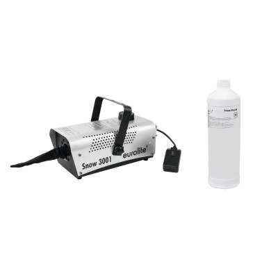 EUROLITE Set Snow 3001 Snow Machine + Snow Fluid 1l EUROLITE Set Snow 3001 Snow Machine + Snow Fluid 1l