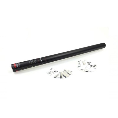 TCM FX Electric Confetti Cannon 80cm, white/silver TCM FX Electric Confetti Cannon 80cm, white/silver