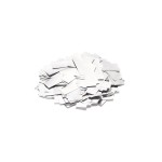 TCM FX Metallic Confetti rectangular 55x18mm, white, 1kg